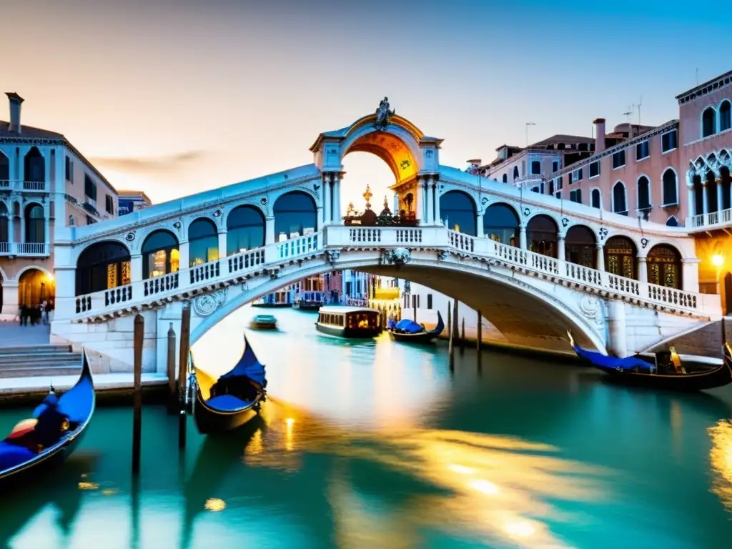 Detallada foto del Puente de la Academia en Venecia, resaltando su arquitectura única y el encanto atemporal de la ciudad