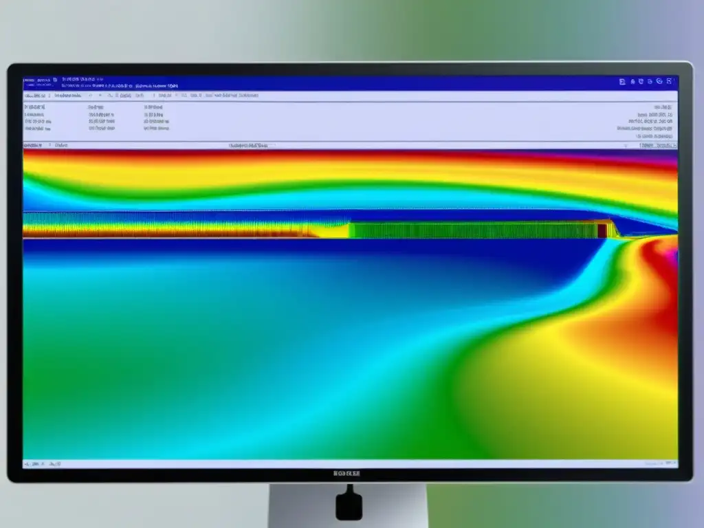 Detalle impresionante: simulación de análisis predictivo puentes estructuralmente impresionantes en pantalla de ordenador