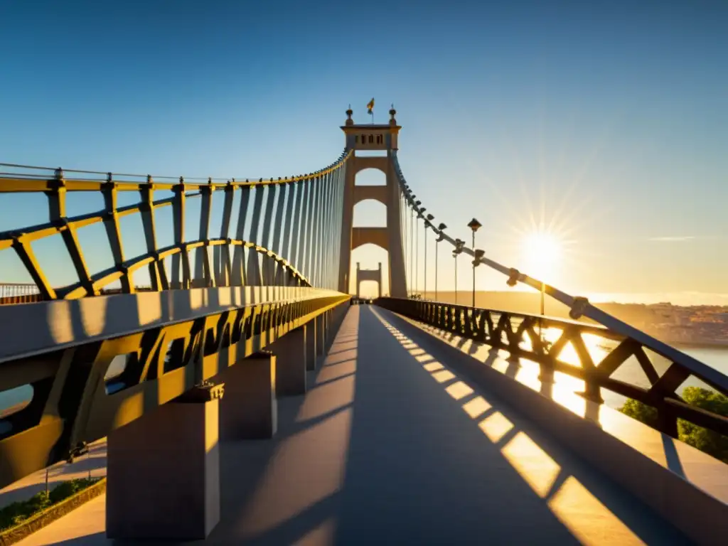 Detalle impresionante del Puente de la Libertad en visualización 3D, con realismo y precisión asombrosos