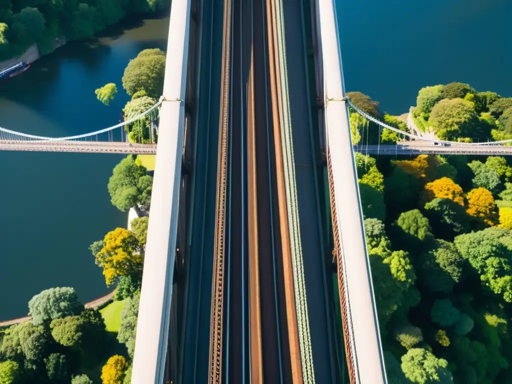 Detalle en 3D del Puente Colgante de Clifton, resaltando su ingeniería, historia y belleza impresionante