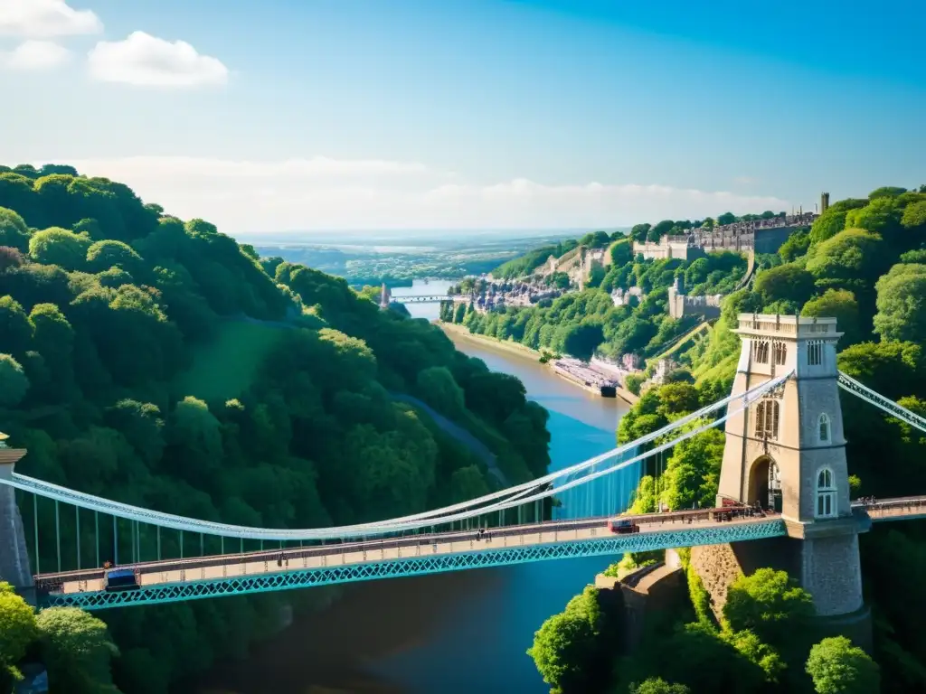 Detalle del Puente de Clifton: magnífica arquitectura victoriana y paisaje, reflejo de su historia y grandiosidad