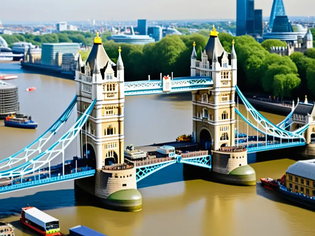 Detalle de la restauración de la icónica Torre de Londres, fusionando modernidad y tradición en la preservación de este monumento histórico