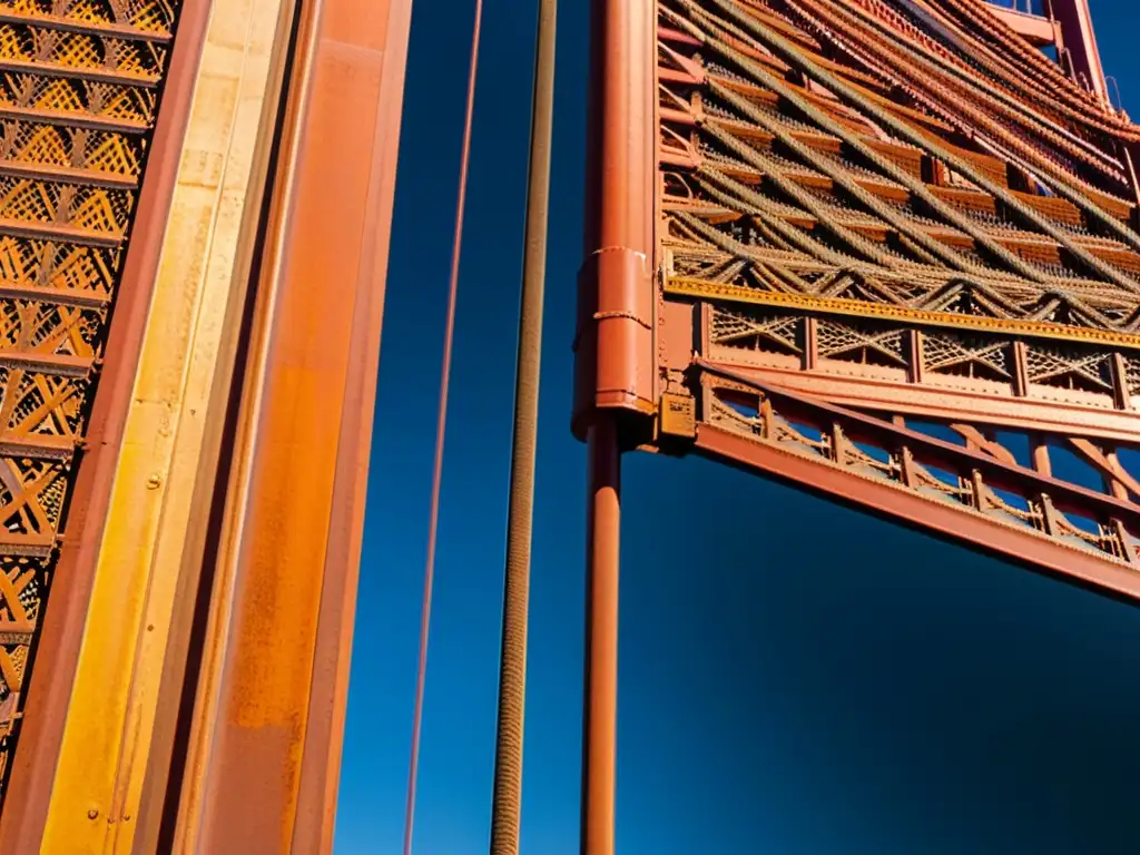 Detalles en acero oxidado del Puente Golden Gate evocan aventura cultural e historia