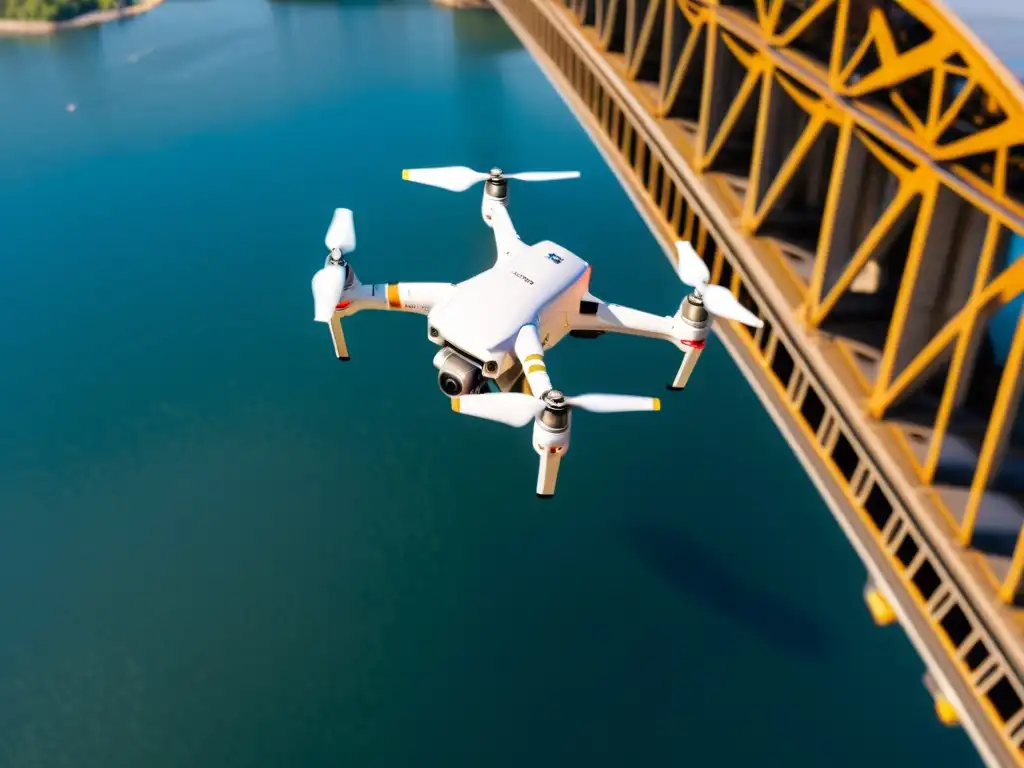 Dron captura detalles de puente icónico, resaltando su conservación