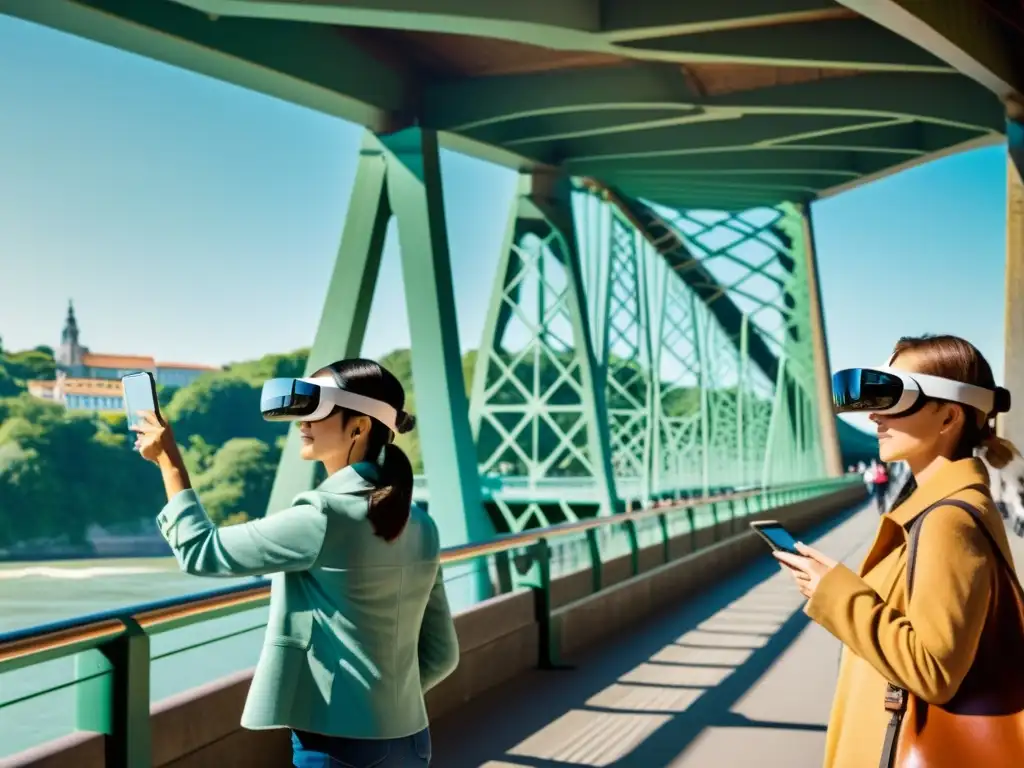 Un emocionante tour turístico con herramientas interactivas para explorar puentes, fusionando tecnología y tradición