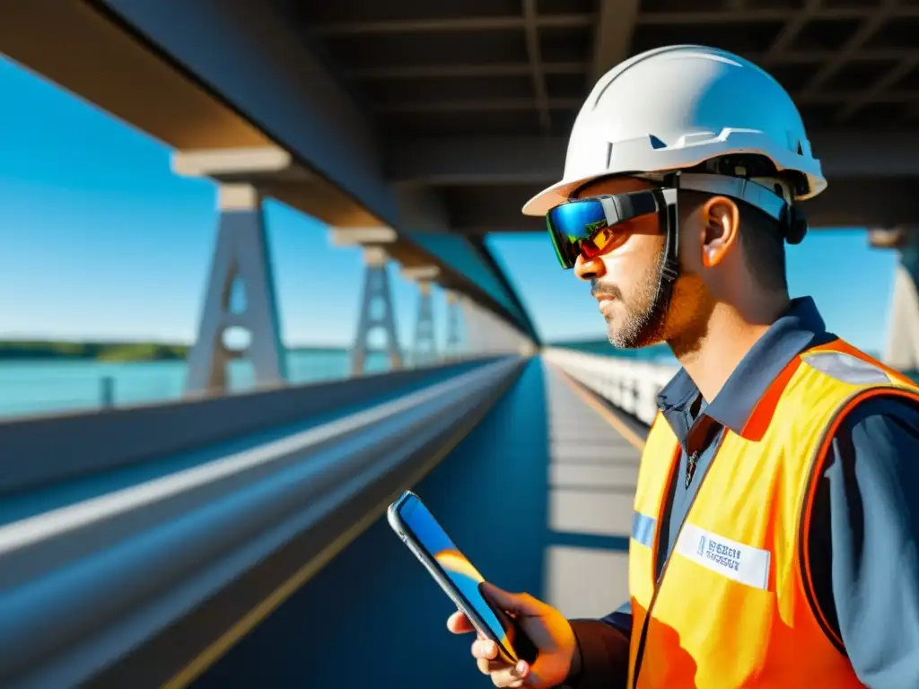 Equipo de inspección de puentes utiliza Realidad Aumentada para detectar problemas estructurales, enfocados y precisos en su labor