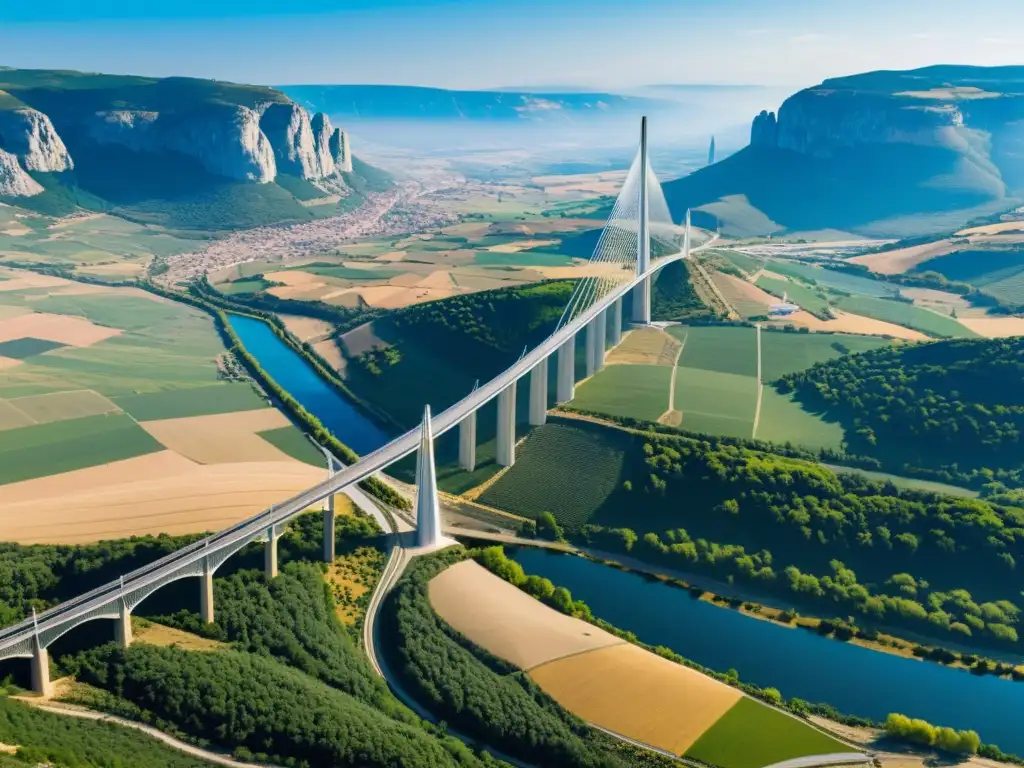 Espectacular diseño del Viaducto de Millau, reflejo de las contribuciones al diseño de puentes por Norman Foster