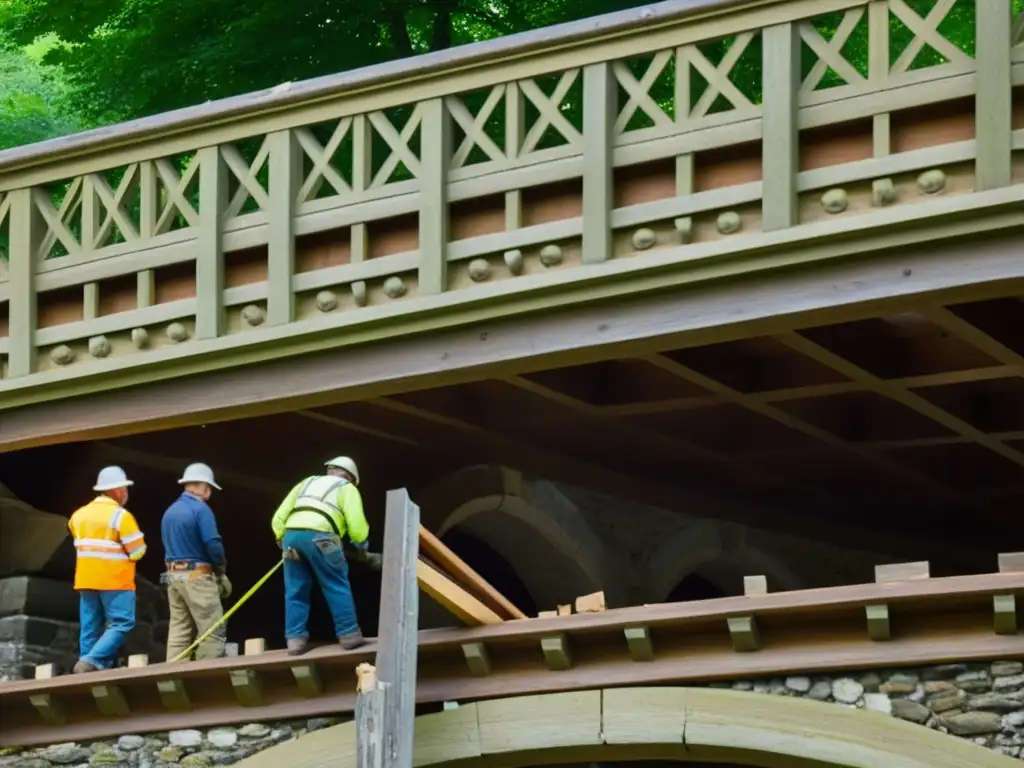 Expertos en restauración de puentes históricos utilizando técnicas especializadas para preservar la arquitectura y la historia del puente