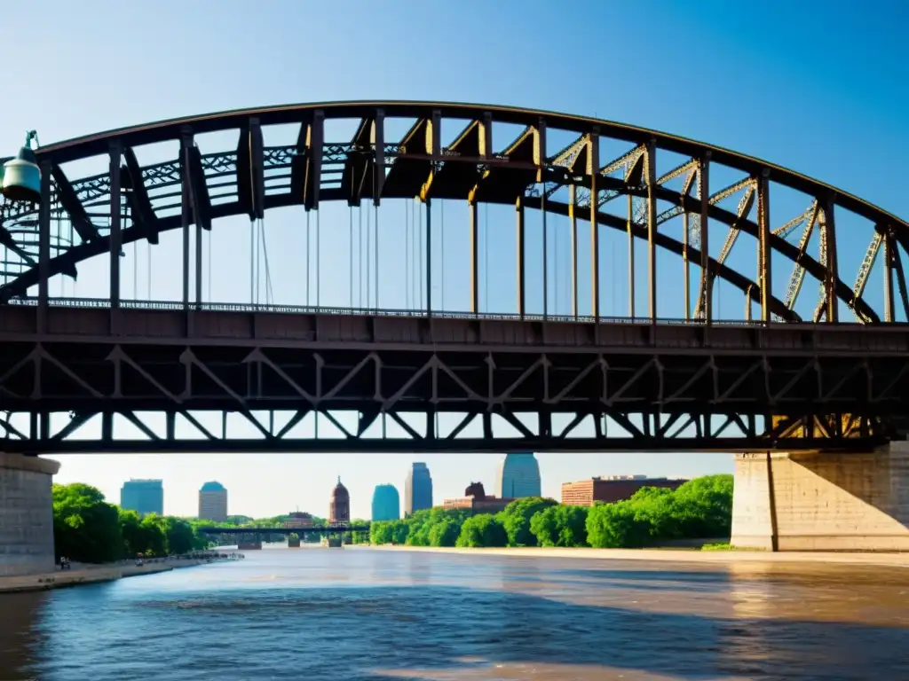 El icónico Puente Eads sobre el río Mississippi en St