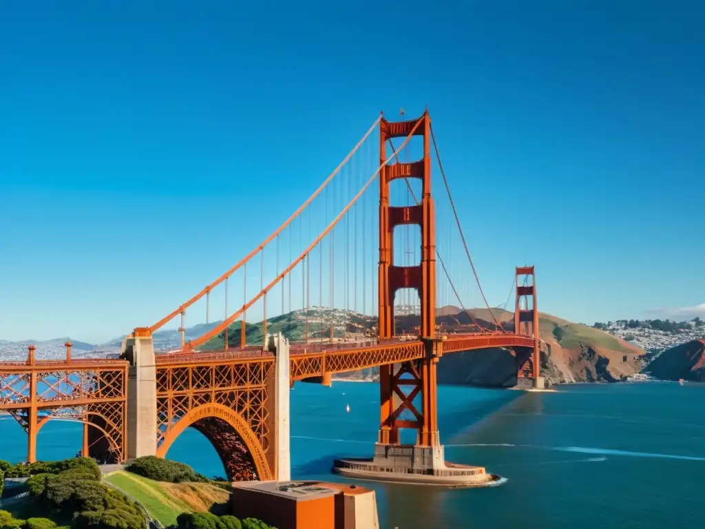 Imagen impactante del icónico Puente Golden Gate en San Francisco