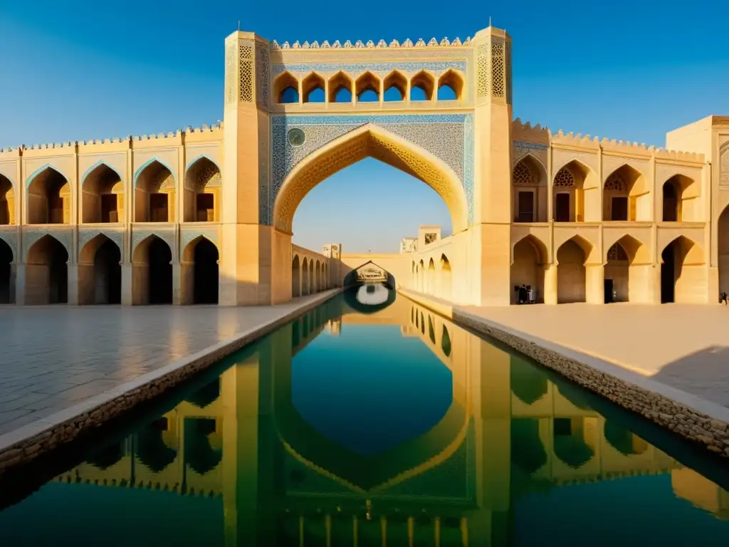 Imagen impactante del Puente Khaju en Irán, capturando su arquitectura cultural y la belleza natural reflejada en el río Zayandeh