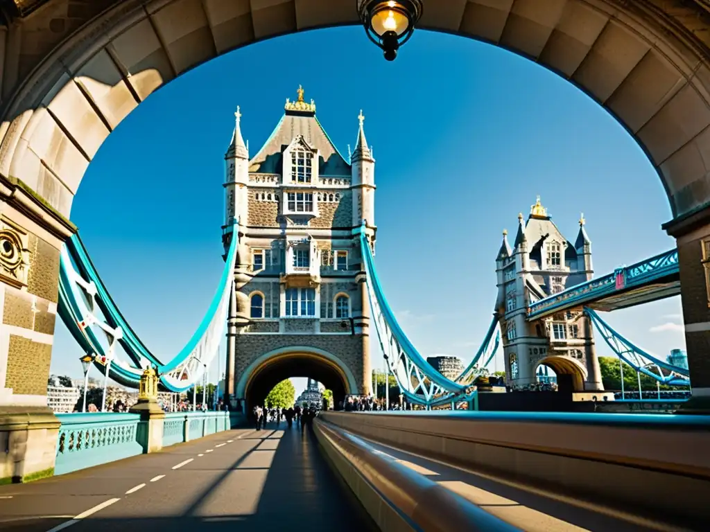 Imagen impactante del Puente de la Torre de Londres, revelando su arquitectura gótica y el misterio de sus secretos y mazmorras históricas