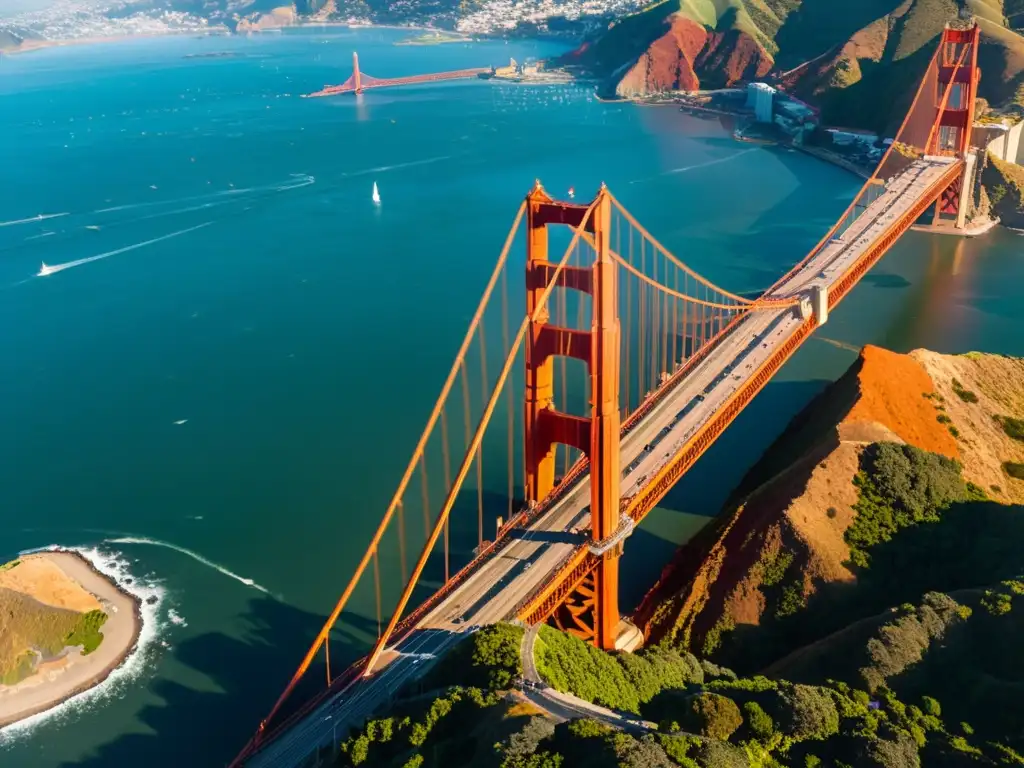 Imagen impresionante del icónico puente Golden Gate en San Francisco