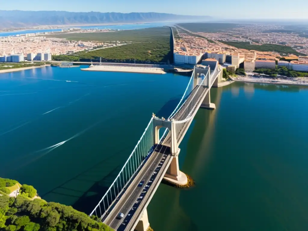 El imponente Puente de la Confederación une dos costas, reflejando la diversidad cultural de la región