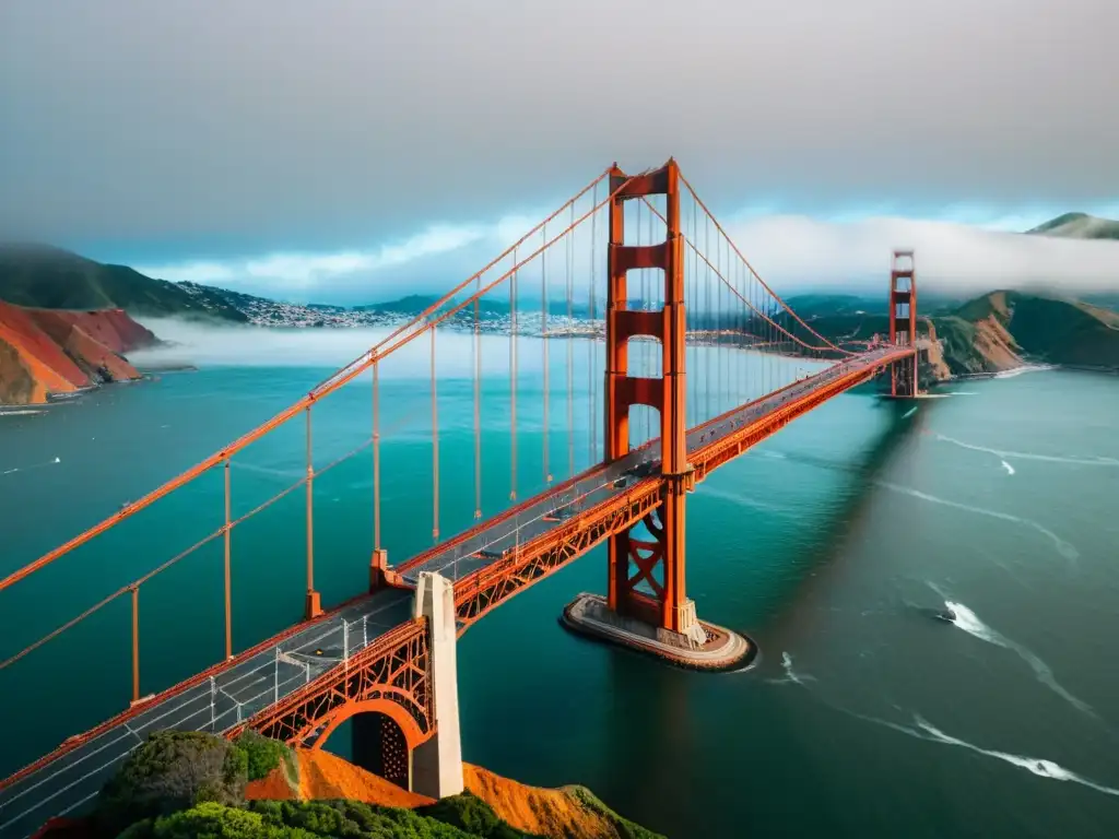 Imponente puente icónico en San Francisco, con impacto cultural en el mundo