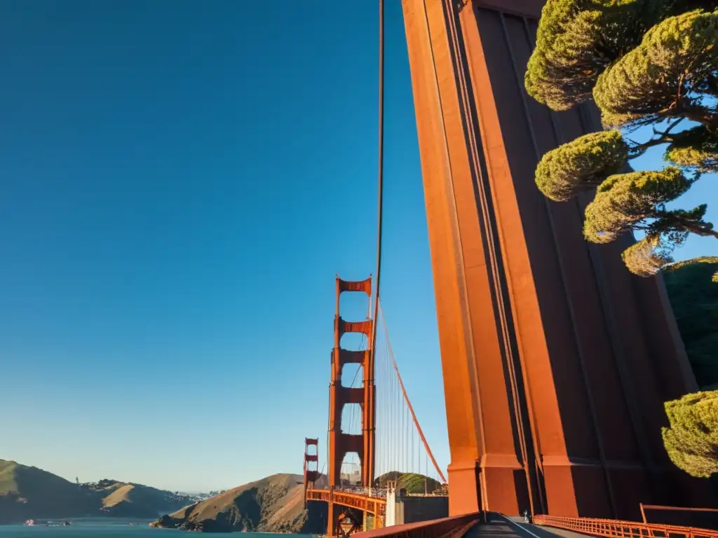 Una impresionante imagen documental en alta resolución del icónico puente Golden Gate en San Francisco