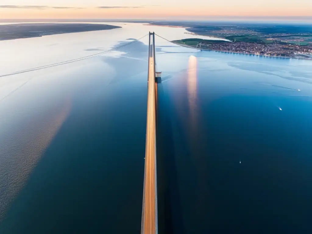 El impresionante puente Øresund conecta Suecia y Dinamarca, mostrando su diseño moderno y su impacto cultural