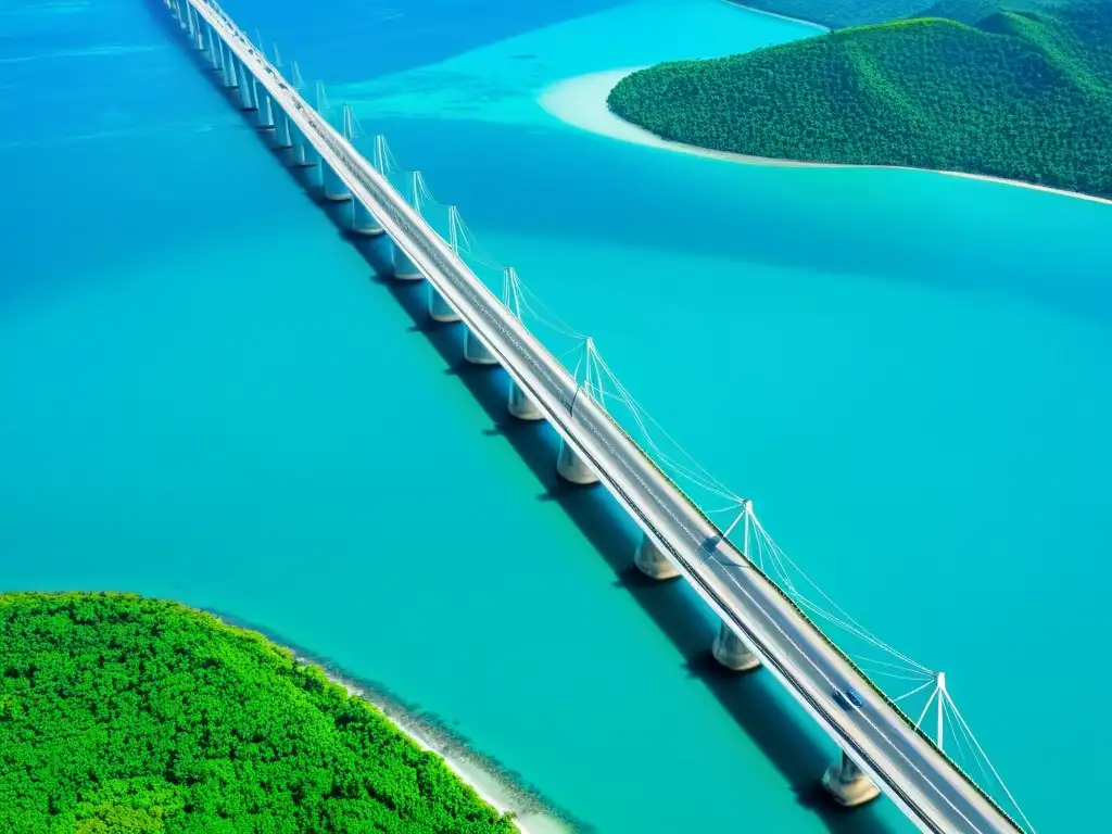 El majestuoso Puente de San Juanico en Filipinas conecta las exuberantes islas de Samar y Leyte sobre aguas turquesas