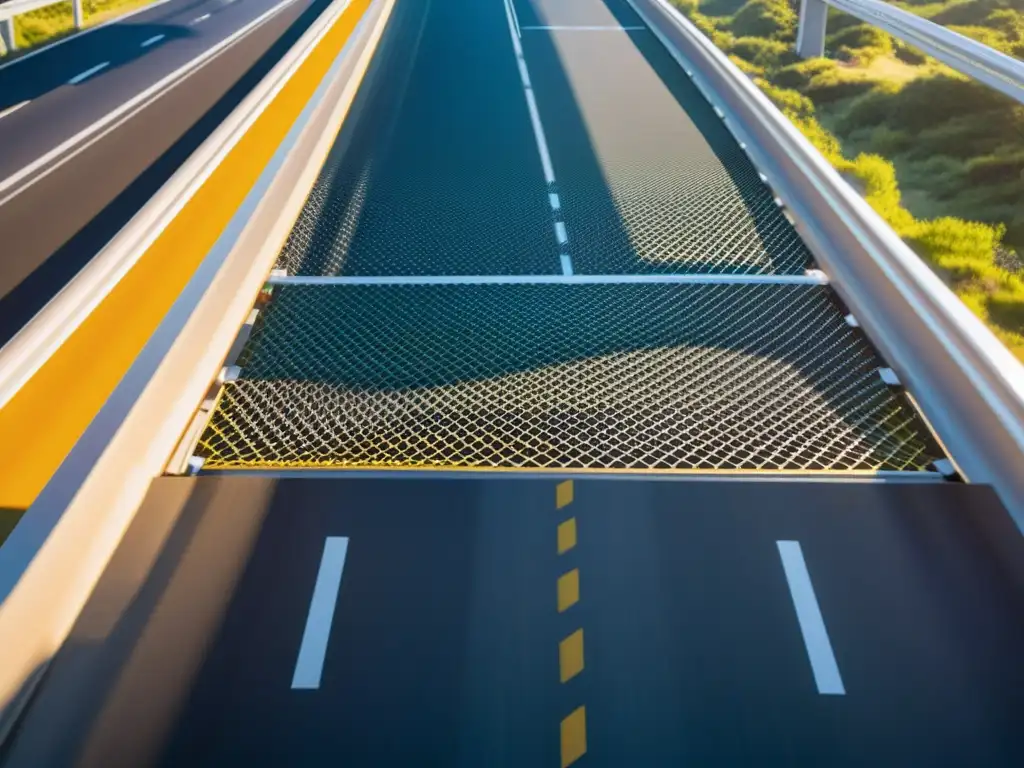 Materiales piezoeléctricos en el puente capturan la energía, fusionando tecnología y sostenibilidad bajo el sol