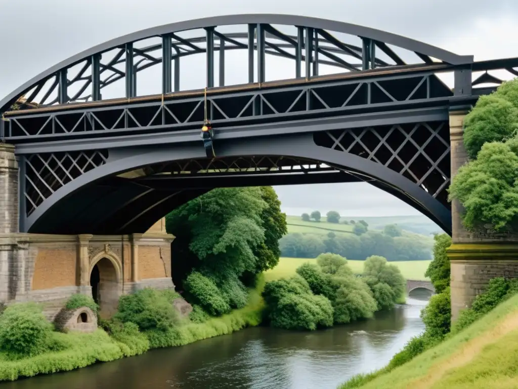 Profesionales en conservación analizan con tecnología BIM la arquitectura de puentes impresionantes en restauración