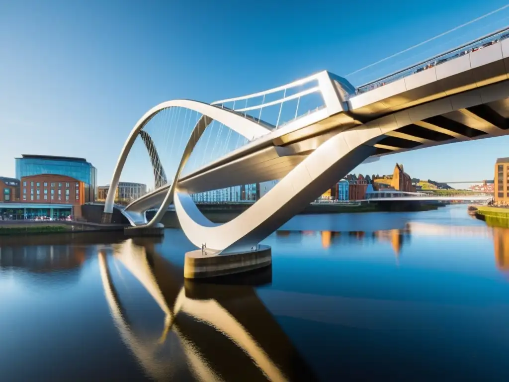 El Puente Gateshead, arquitectura innovadora que conecta comunidades a través del río Tyne