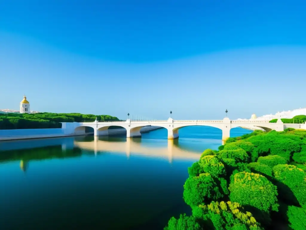 El Puente de la Constitución de 1812 en Cádiz, España, destaca en su entorno natural, mostrando su transformación ambiental