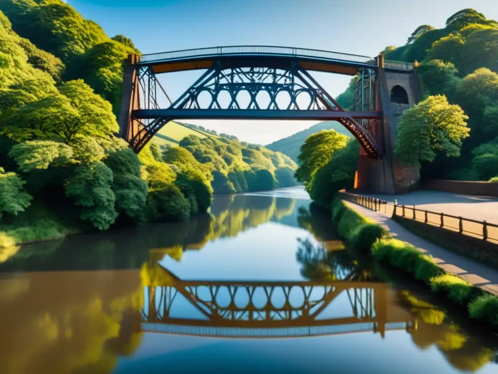 Puente icónico de la Revolución Industrial en Shropshire, Inglaterra, destaca diseño revolucionario y proeza ingenieril