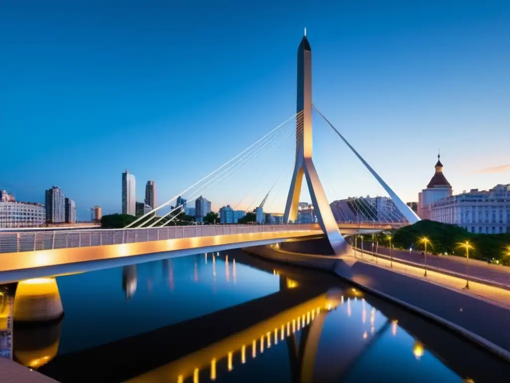 Puente de la Mujer en Buenos Aires, Argentina