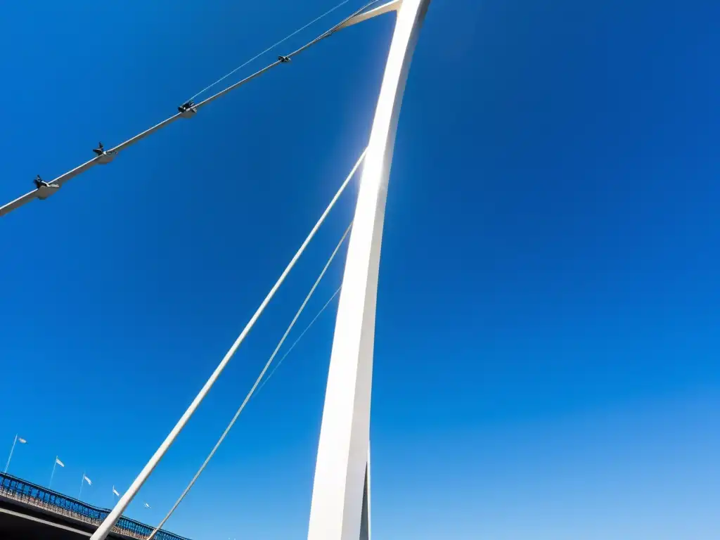 El Puente de la Mujer en Buenos Aires destaca con su diseño elegante y moderno