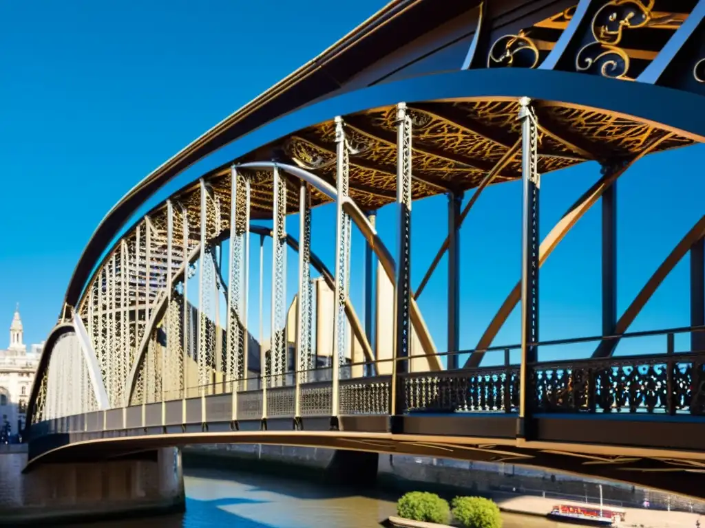 El Puente de la Torre de Londres muestra su intrincado metal, protección fauna Puente Torre Londres