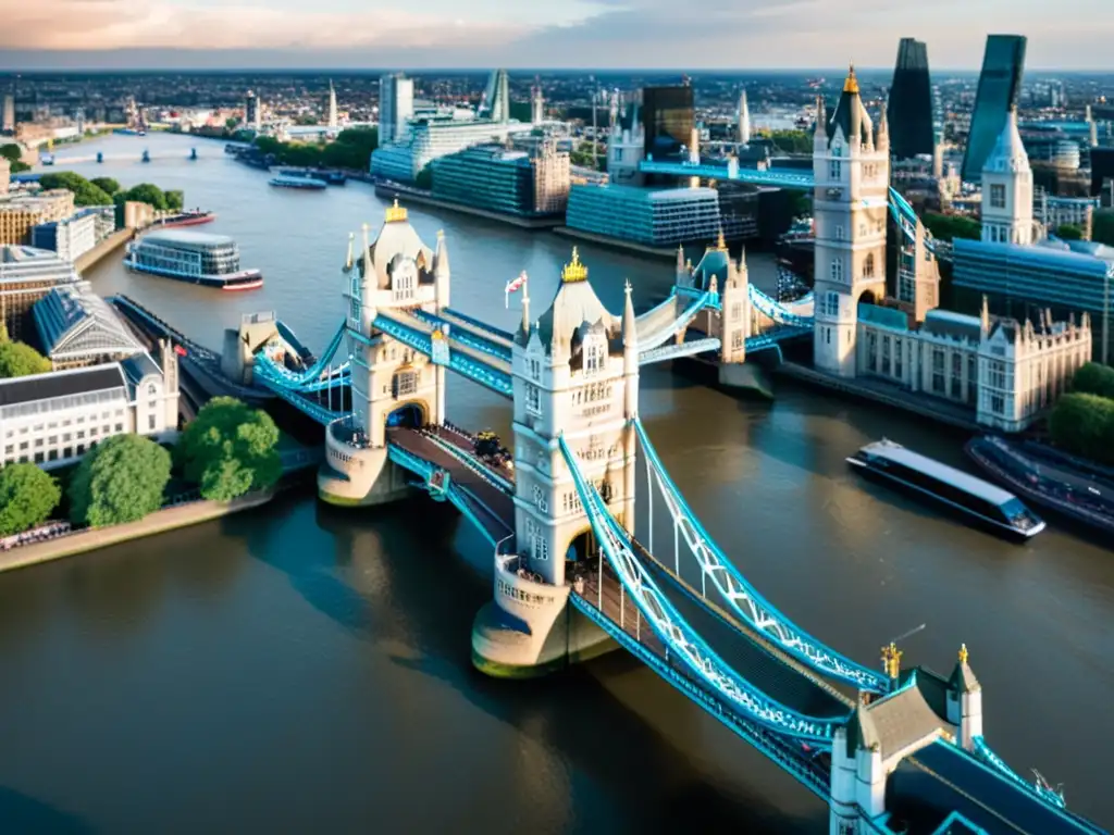 El Puente de la Torre de Londres revela secretos y mazmorras históricas, evocando misterio y grandiosidad sobre el río Támesis