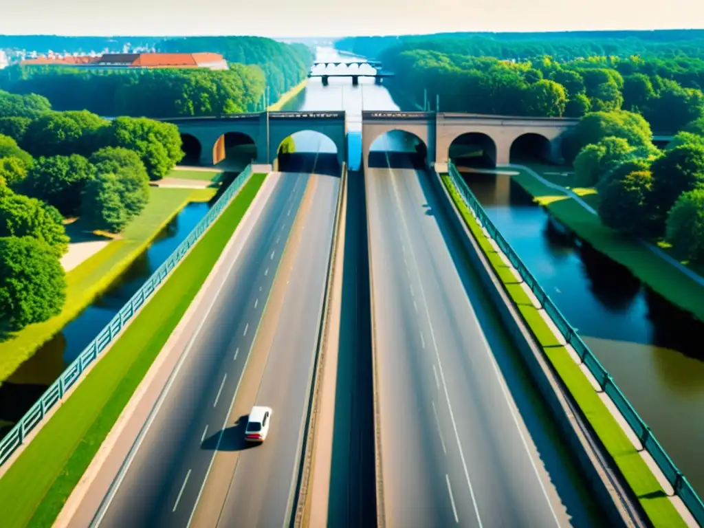 Recorrido virtual 3D Puente Espías en Potsdam, Alemania, evocando la atmósfera de la Guerra Fría con detalles históricos y tensión palpable