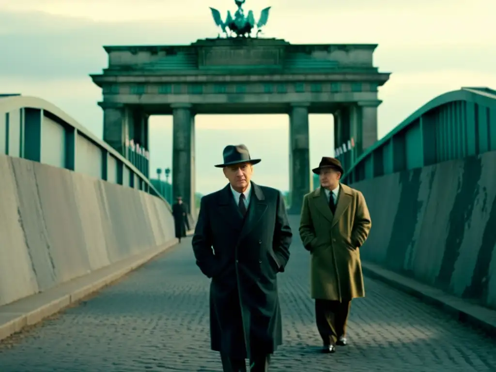 Tom Hanks y Mark Rylance en un tenso intercambio en el Puente de Glienicke de 'Bridge of Spies'