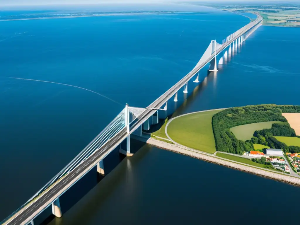 El puente Øresund conecta tierra y mar, simbolizando el impacto cultural del puente Øresund en las comunidades y culturas