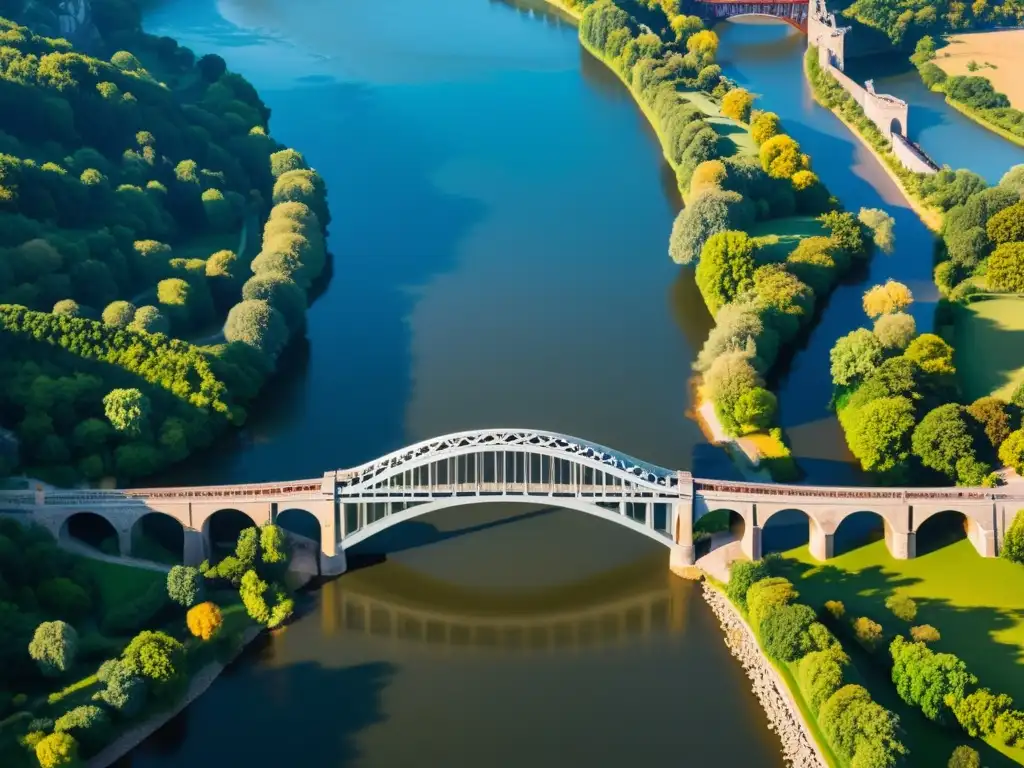 Una vista impactante de puentes icónicos que muestra su evolución a lo largo de la historia